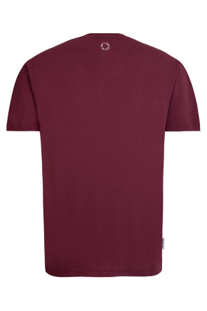 Classic Label T-Shirt Burgundy